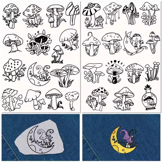 Extra Set of Water Soluble Embroidery Patterns (FREE Shipping)