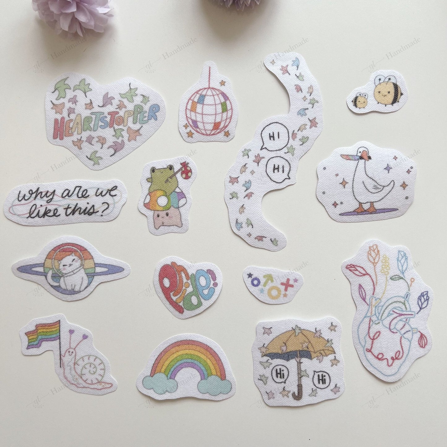 Water Soluble Embroidery Templates - Pride Collection