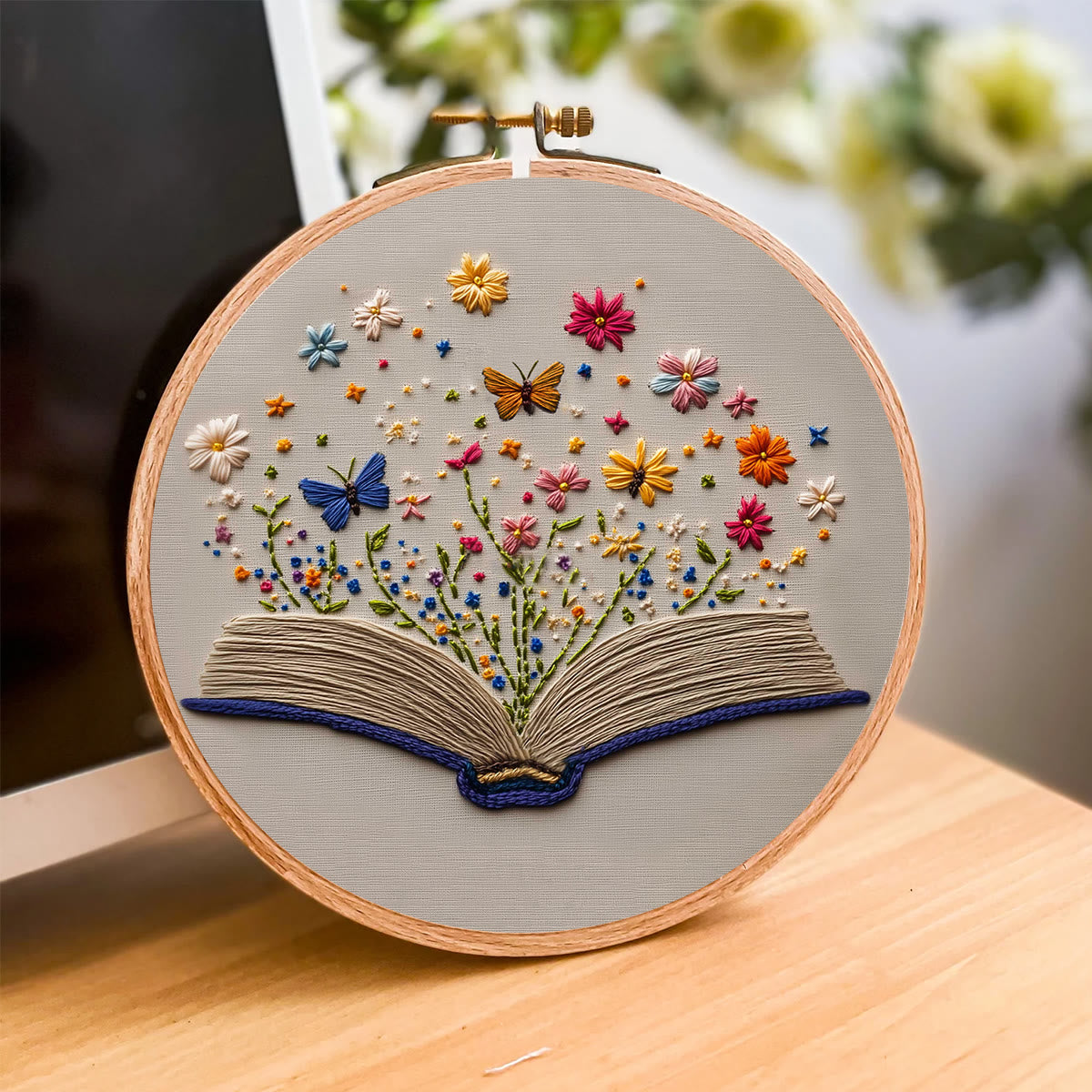 Embroidery Kit - Book of Blossoms