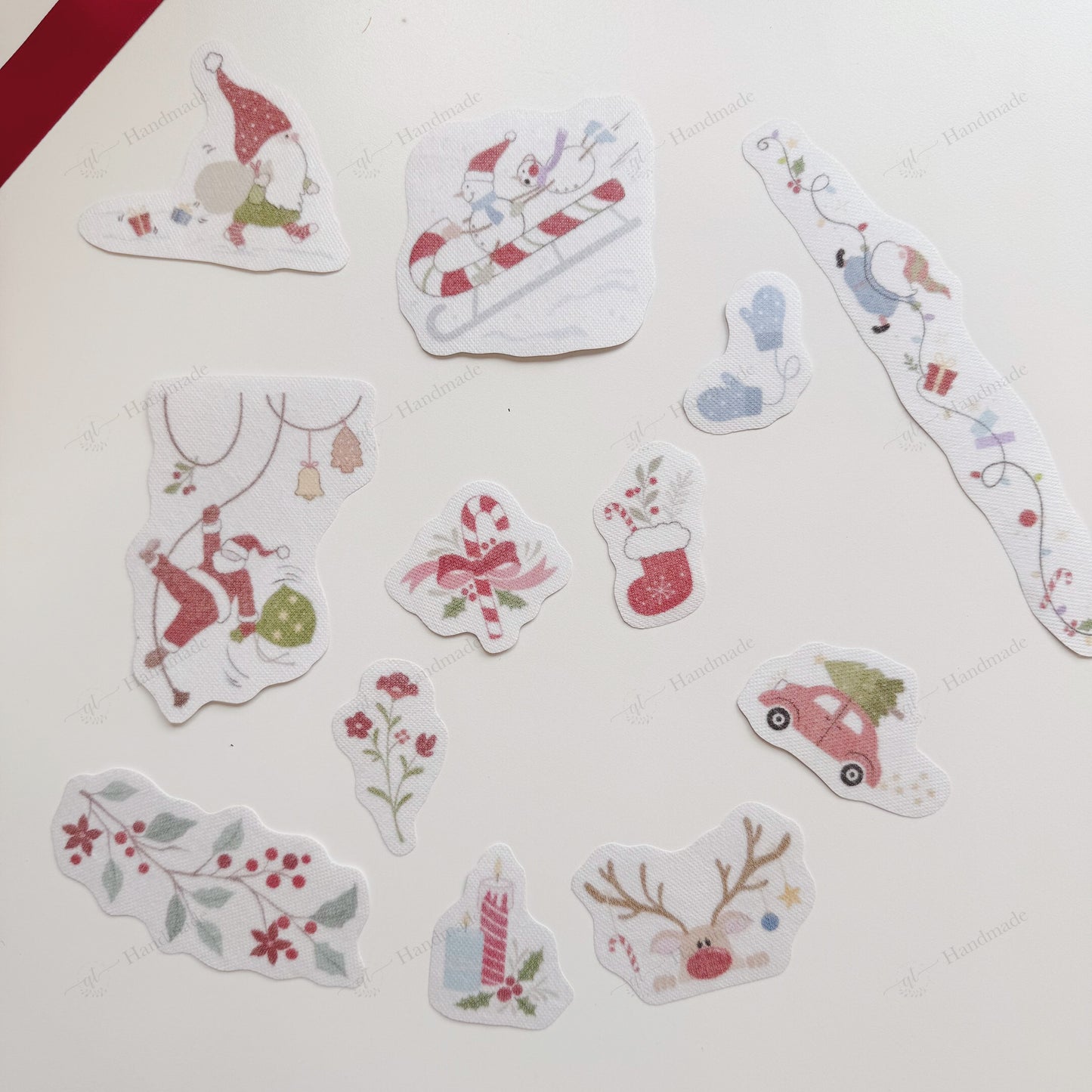Water Soluble Embroidery Templates - Xmas Collection