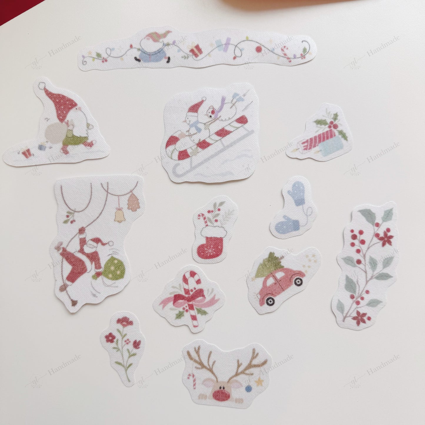 Water Soluble Embroidery Templates - Xmas Collection