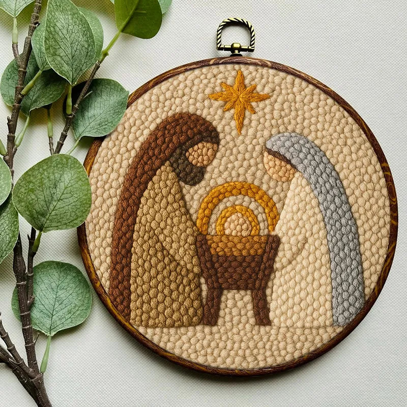 Punch Embroidery Kit - Bethlehem in Minimal