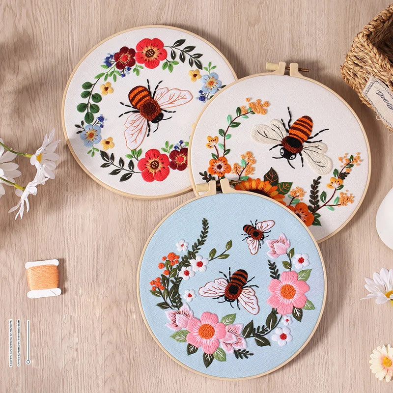 Embroidery Kit - Busy Bee Collection