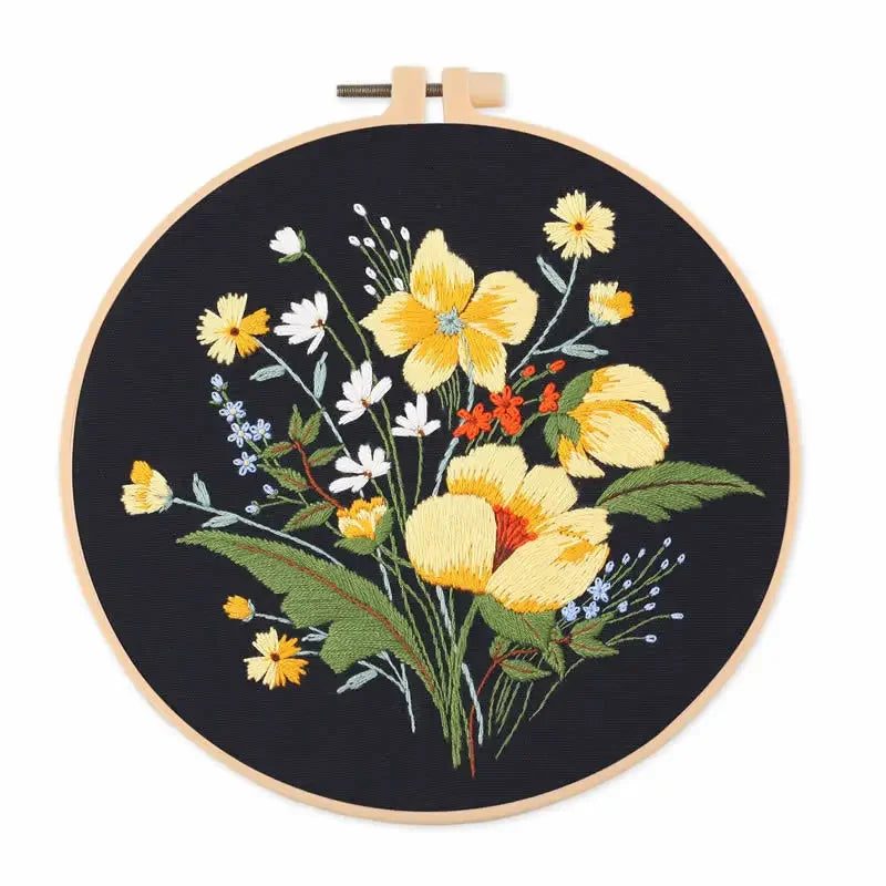 Embroidery Kit - Bright Botanicals Collection