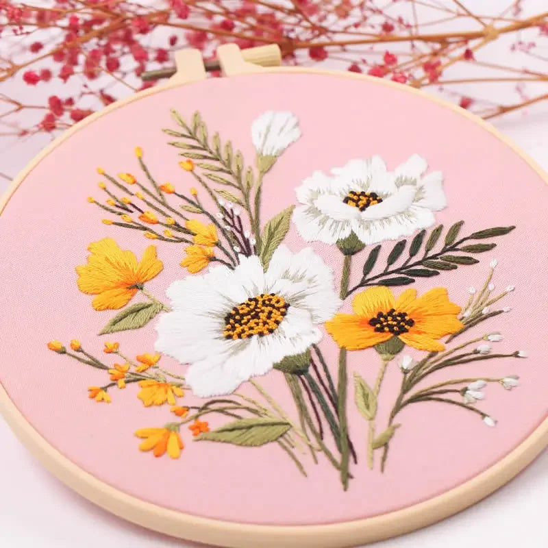 Embroidery Kit - Bright Botanicals Collection