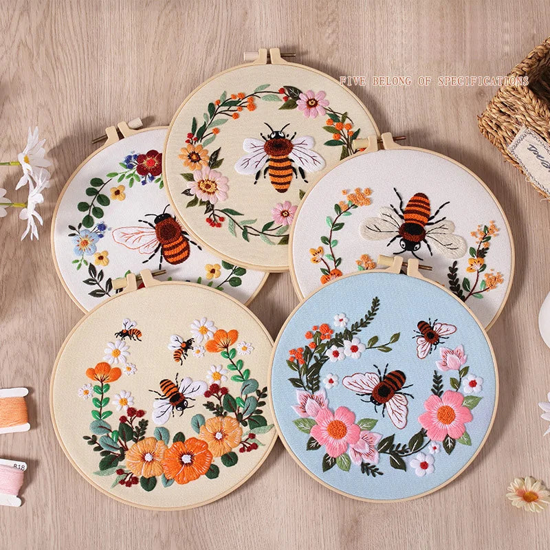 Embroidery Kit - Busy Bee Collection
