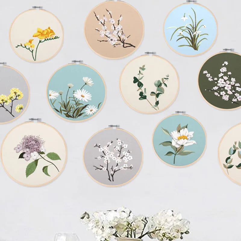 Embroidery Kit - Minimalist Botanical Collection