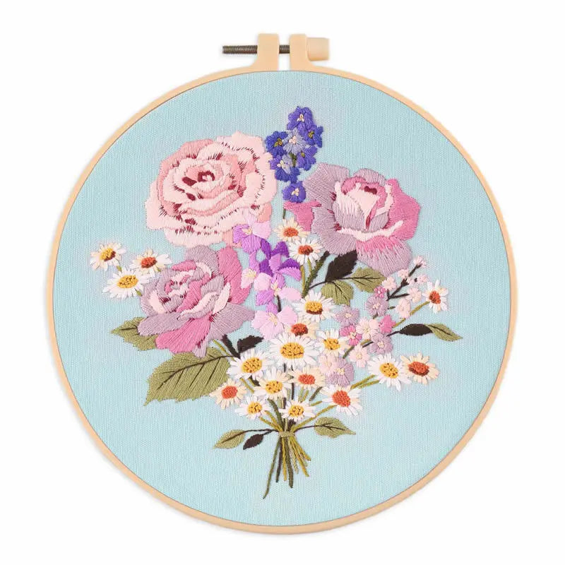 Embroidery Kit - Petals & Poetry