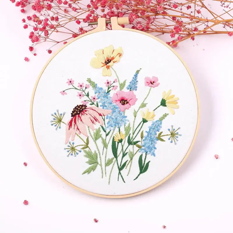 Embroidery Kit - Bright Botanicals Collection