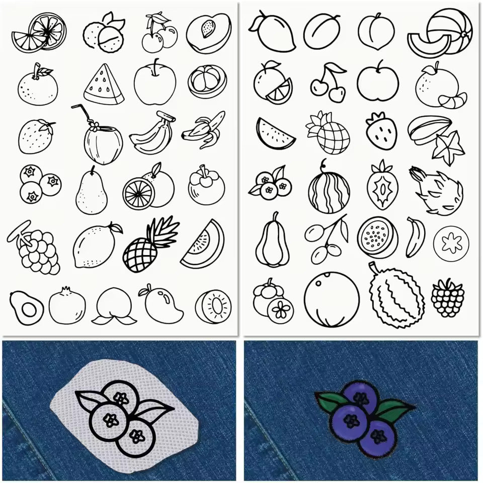 Water Soluble Embroidery Templates (Every 3rd FREE)