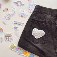 Water Soluble Embroidery Templates - Pride Collection