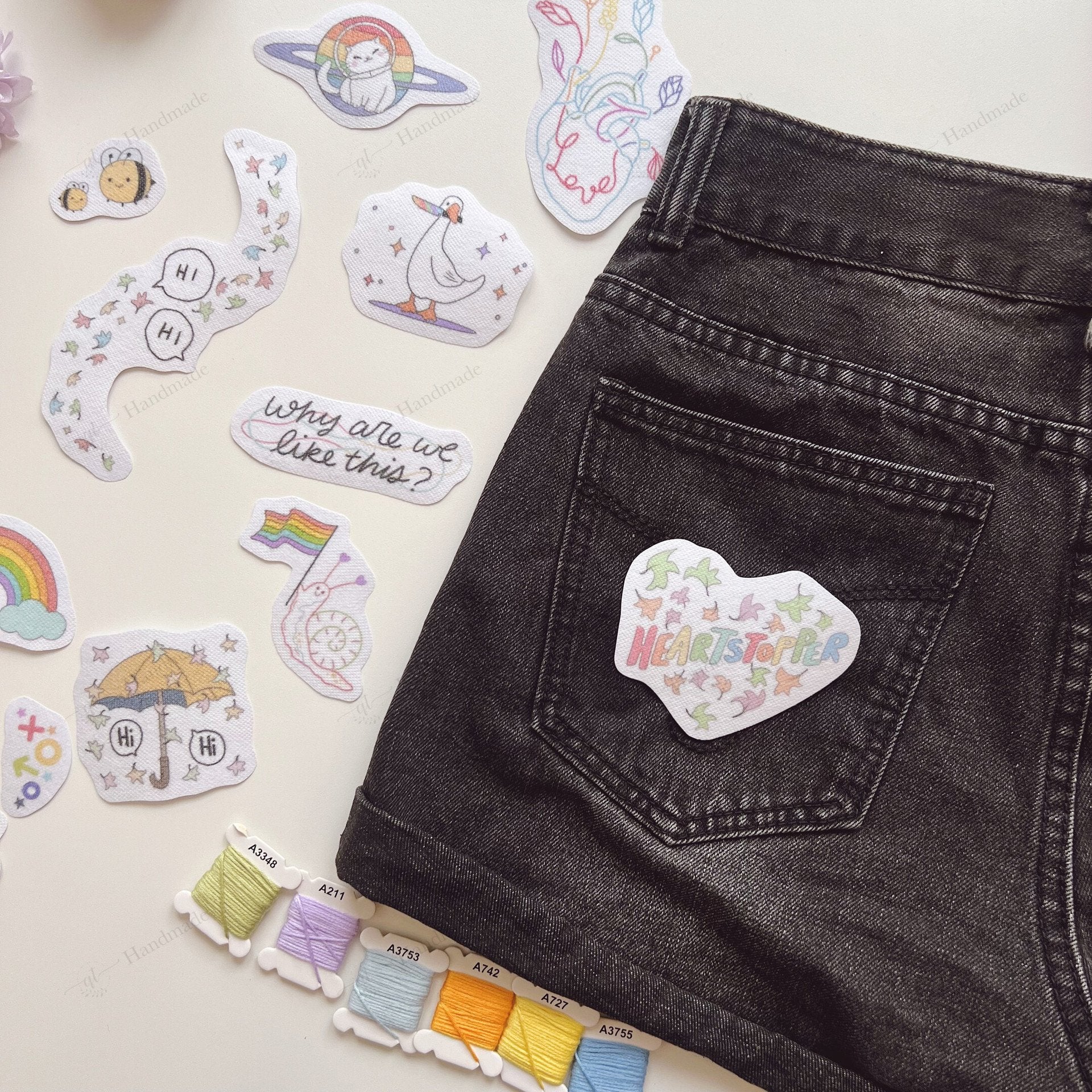 Water Soluble Embroidery Templates - Pride Collection