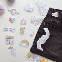 Water Soluble Embroidery Templates - Pride Collection