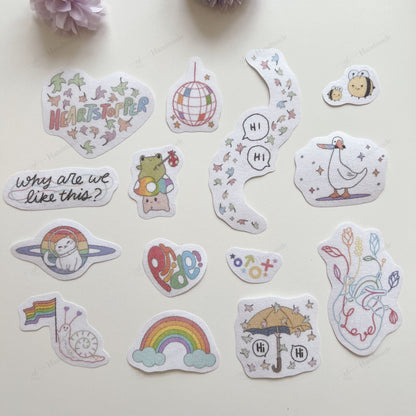 Water Soluble Embroidery Templates - Pride Collection