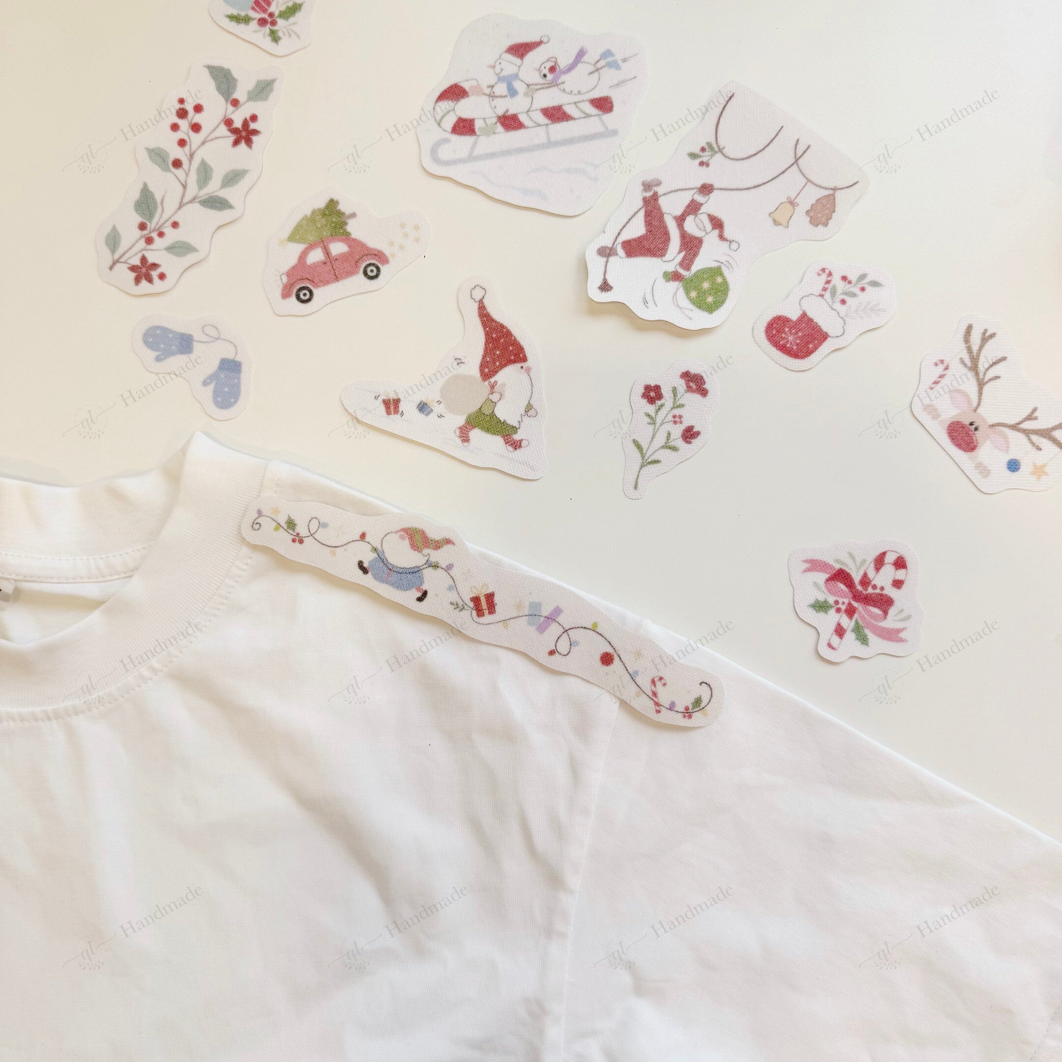 Water Soluble Embroidery Templates - Xmas Collection