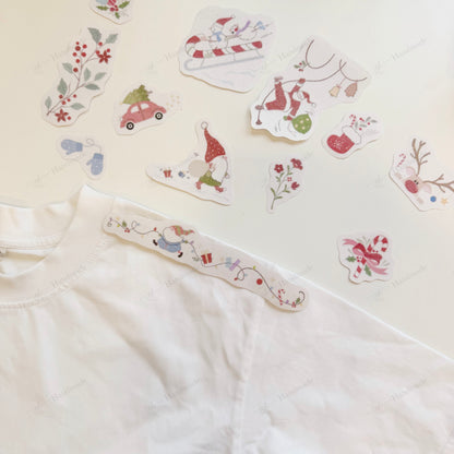 Water Soluble Embroidery Templates - Xmas Collection