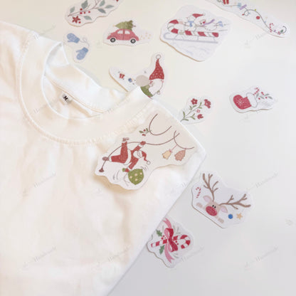 Water Soluble Embroidery Templates - Xmas Collection