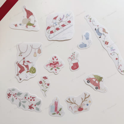 Water Soluble Embroidery Templates - Xmas Collection