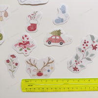 Water Soluble Embroidery Templates - Xmas Collection