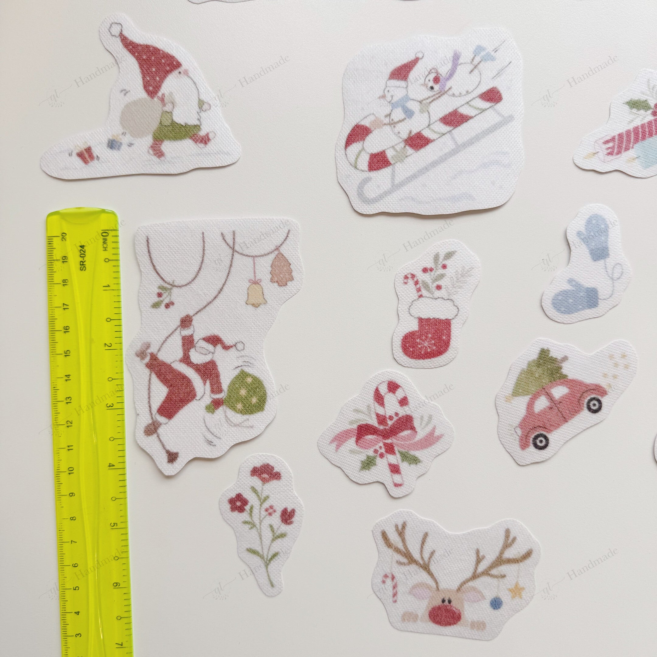 Water Soluble Embroidery Templates - Xmas Collection