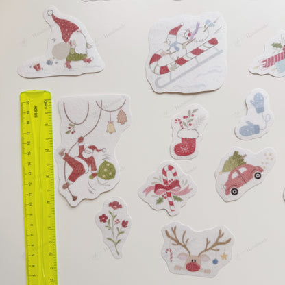 Water Soluble Embroidery Templates - Xmas Collection