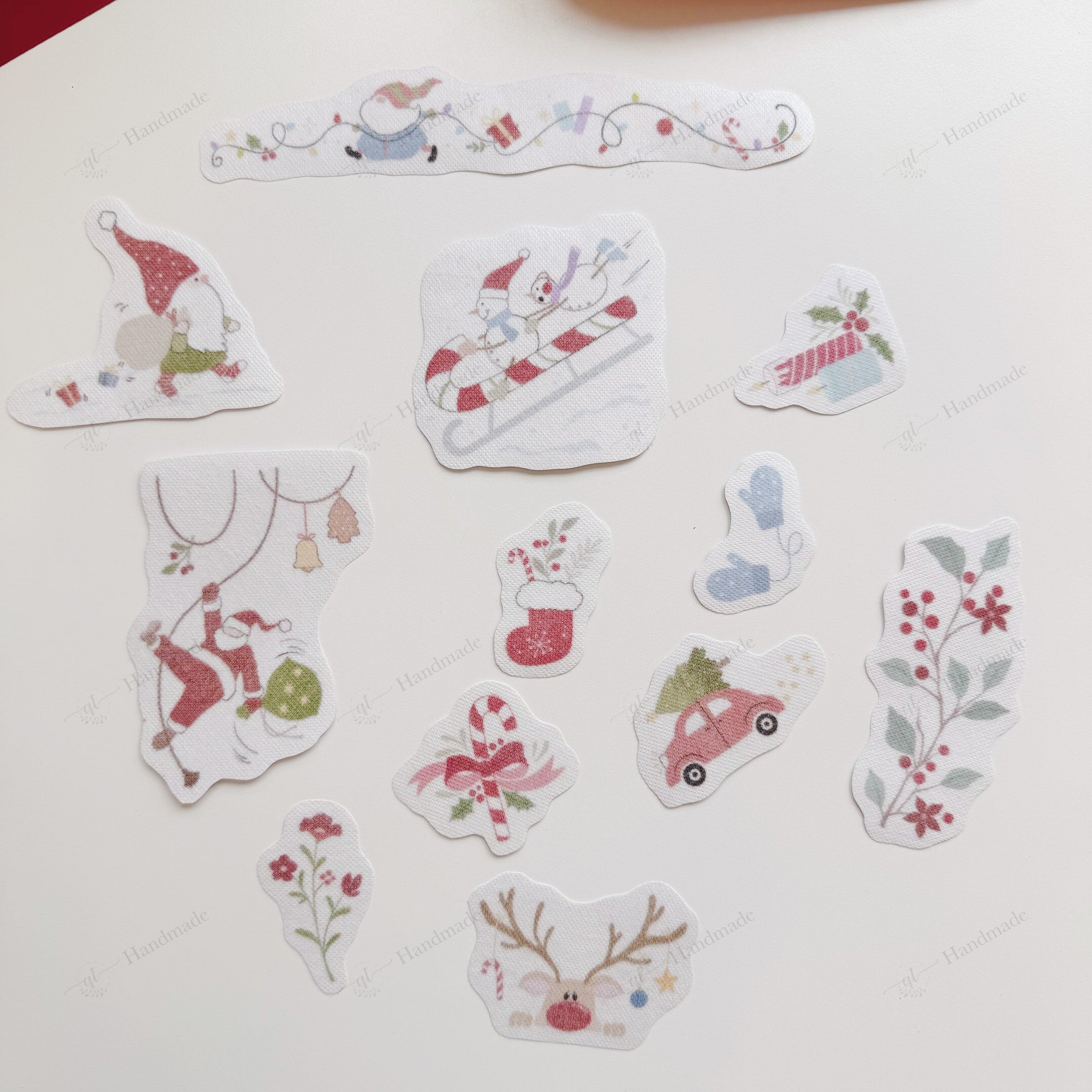 Water Soluble Embroidery Templates - Xmas Collection