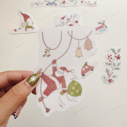 Water Soluble Embroidery Templates - Xmas Collection