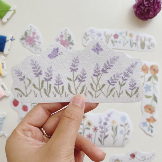 Water Soluble Embroidery Templates - Floral Collection