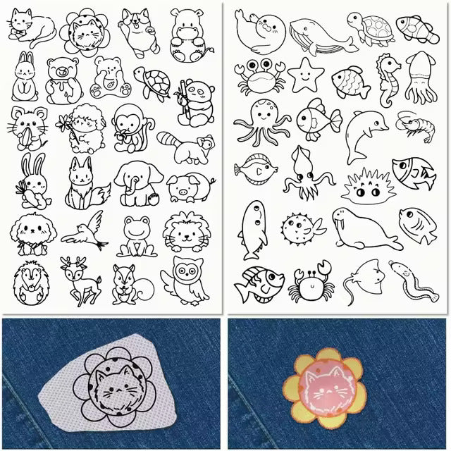 Extra Set of Water Soluble Embroidery Patterns (FREE Shipping)