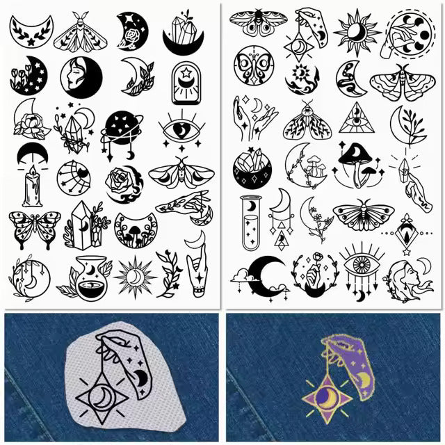 Extra Set of Water Soluble Embroidery Patterns (FREE Shipping)