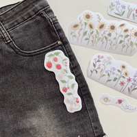 Water Soluble Embroidery Templates - Floral Collection