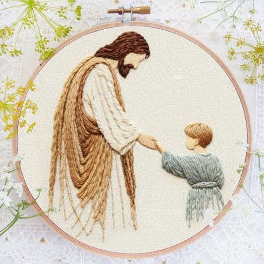 Embroidery Kit - Held by Faith