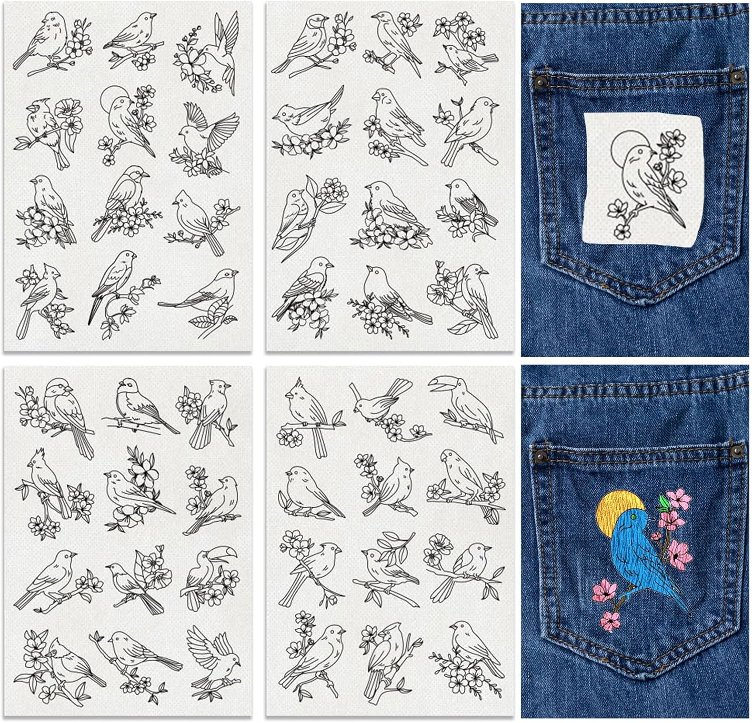 Water Soluble Embroidery Templates (New)