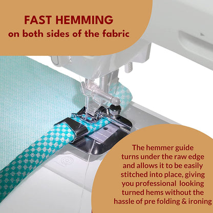 Wide Rolled Hem Presser Foot Set
