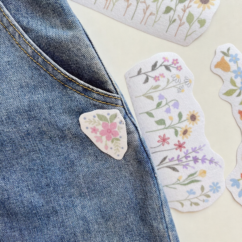 Water Soluble Embroidery Templates - Floral Collection