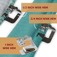 Wide Rolled Hem Presser Foot Set