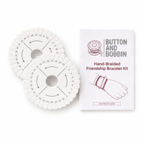 Hand-Braided Friendship Bracelet Disk