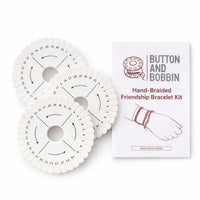 Hand-Braided Friendship Bracelet Disk