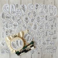 Extra Sets of Water Soluble Embroidery Patterns
