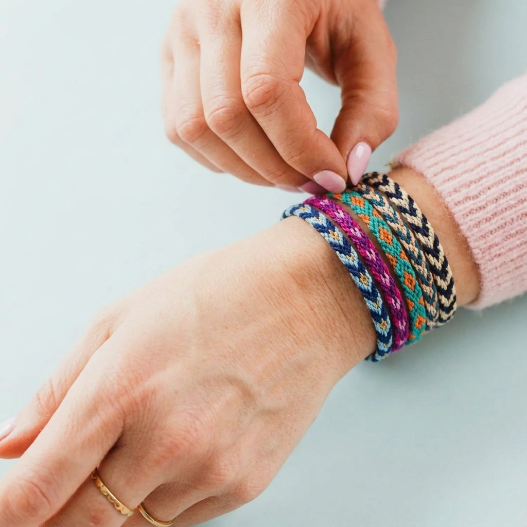 Hand-Braided Friendship Bracelet Kit