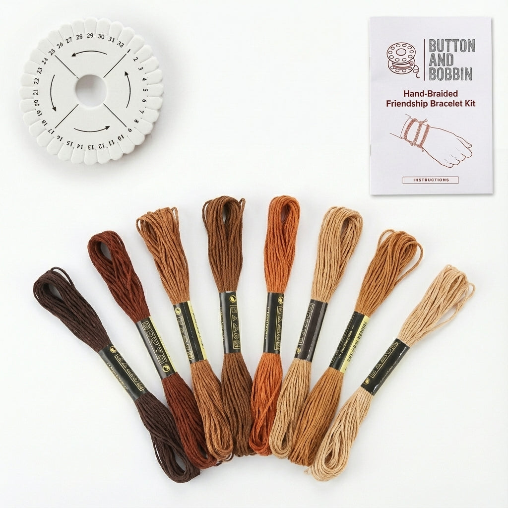 Hand-Braided Friendship Bracelet Kit