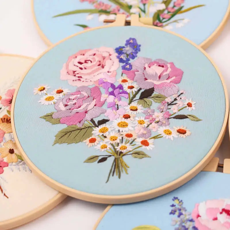Embroidery Kit - Petals & Poetry