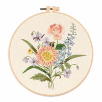 Embroidery Kit - Petals & Poetry