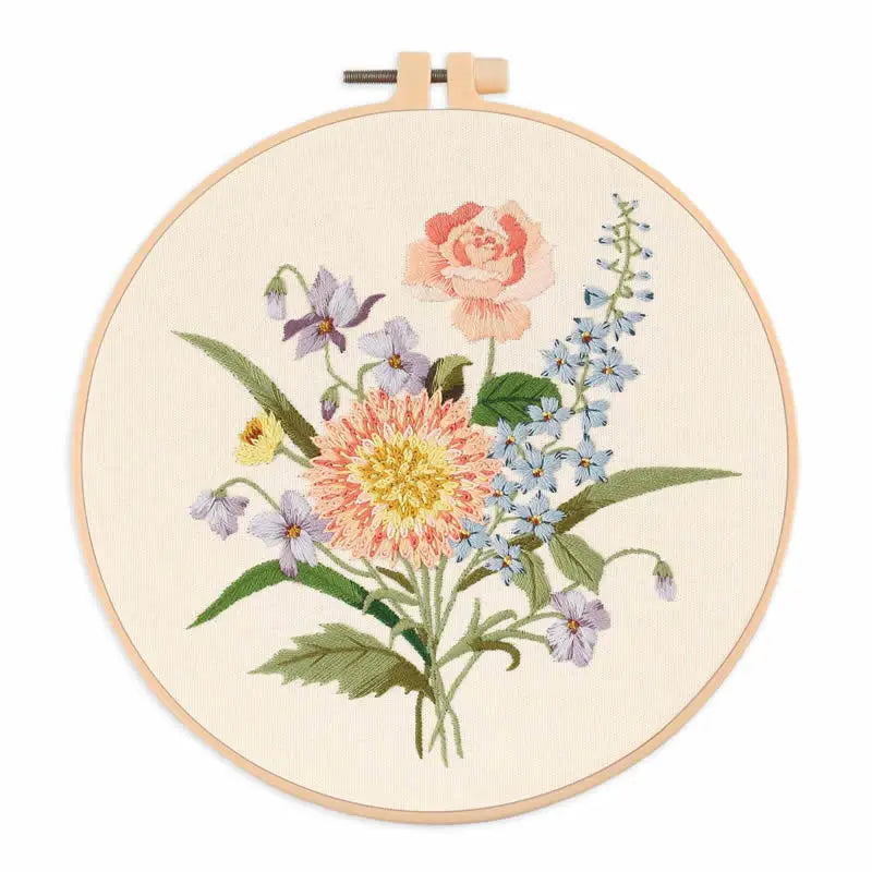 Embroidery Kit - Petals & Poetry