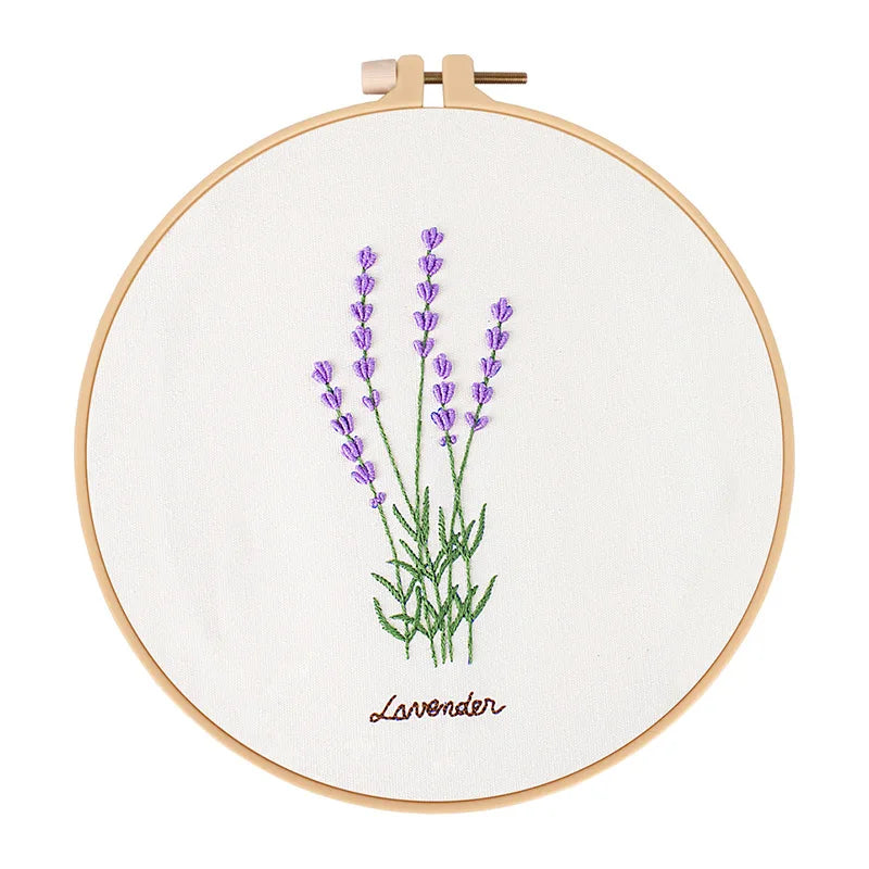 Embroidery Kit - Garden Flowers
