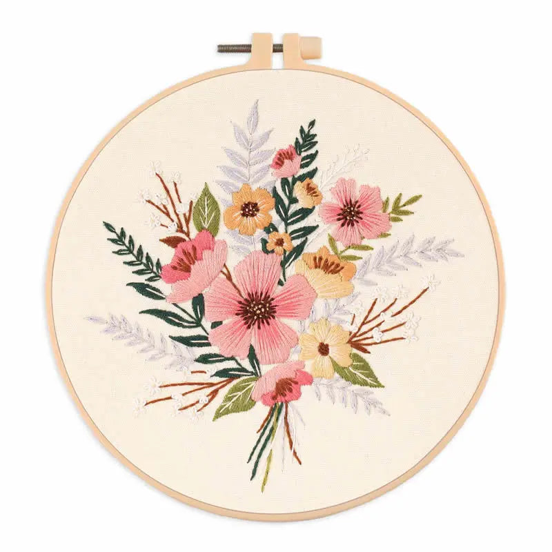 Embroidery Kit - Petals & Poetry