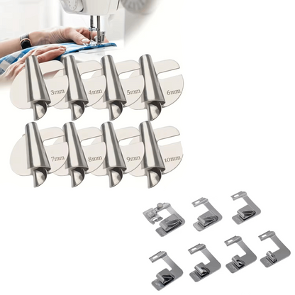 Wide Rolled Hem Presser Foot Set