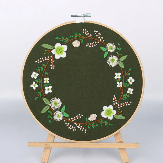 Embroidery Kit Wildflower Collection - Golden Meadow Charm