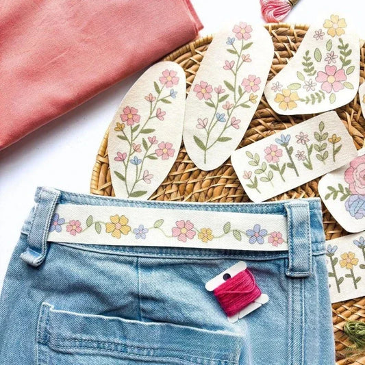 Sticky Water Soluble Embroidery Templates
