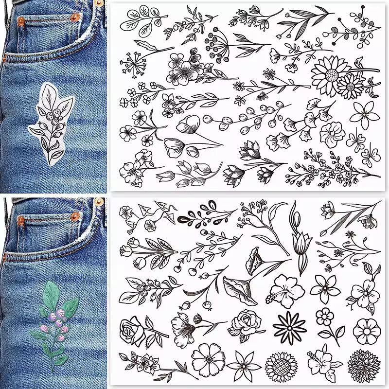 Water Soluble Embroidery Templates (New)